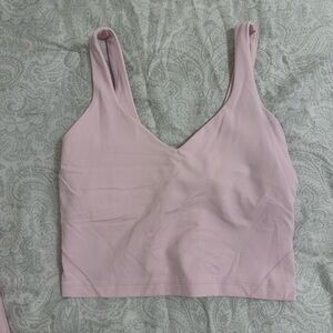 Lululemon Strawberry Milkshake Align Tank Size 6 EUC